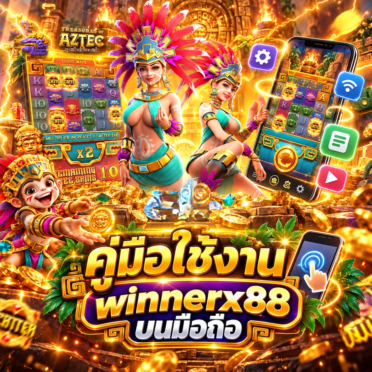 คู่มือ winnerx88 มือถือ Android iOS ไม่ต้องโหลดแอพ